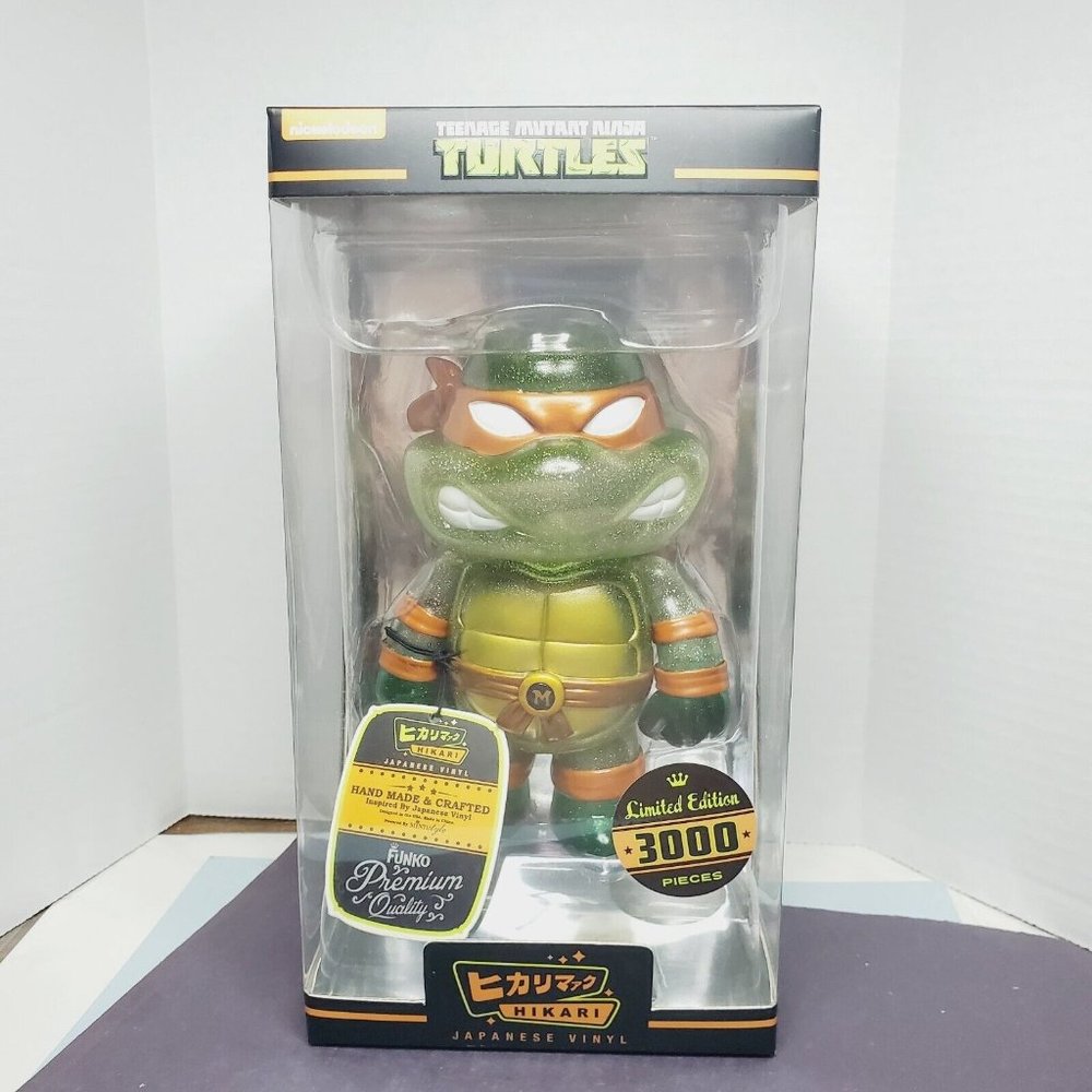 Funko Hikari TMNT Michelangelo Glitter Version Vinyl Figure Limited Edition